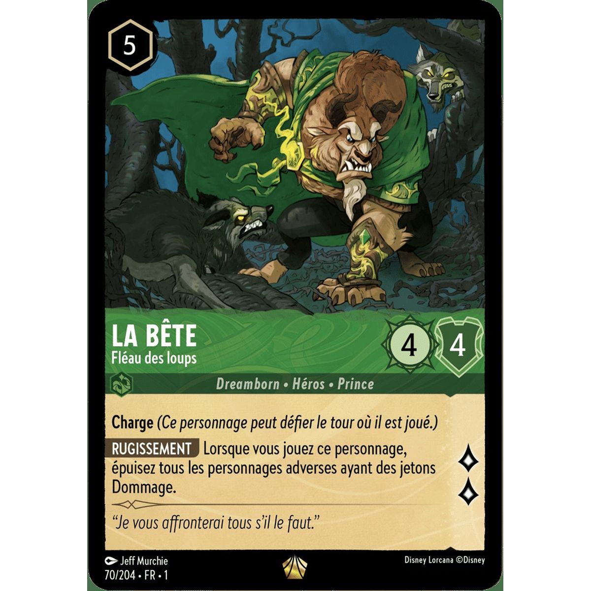 Item La Bête, Fléau des loups - 70/204 - FC - Premier Chapitre - Légendaire - Français