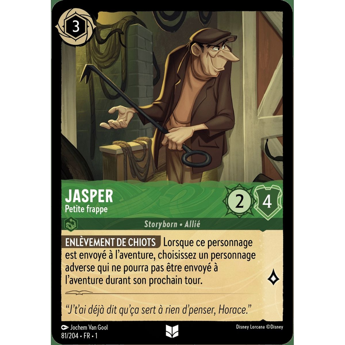 Jasper, Petite frappe - 81/204 - FC - Premier Chapitre - Peu Commune - Français