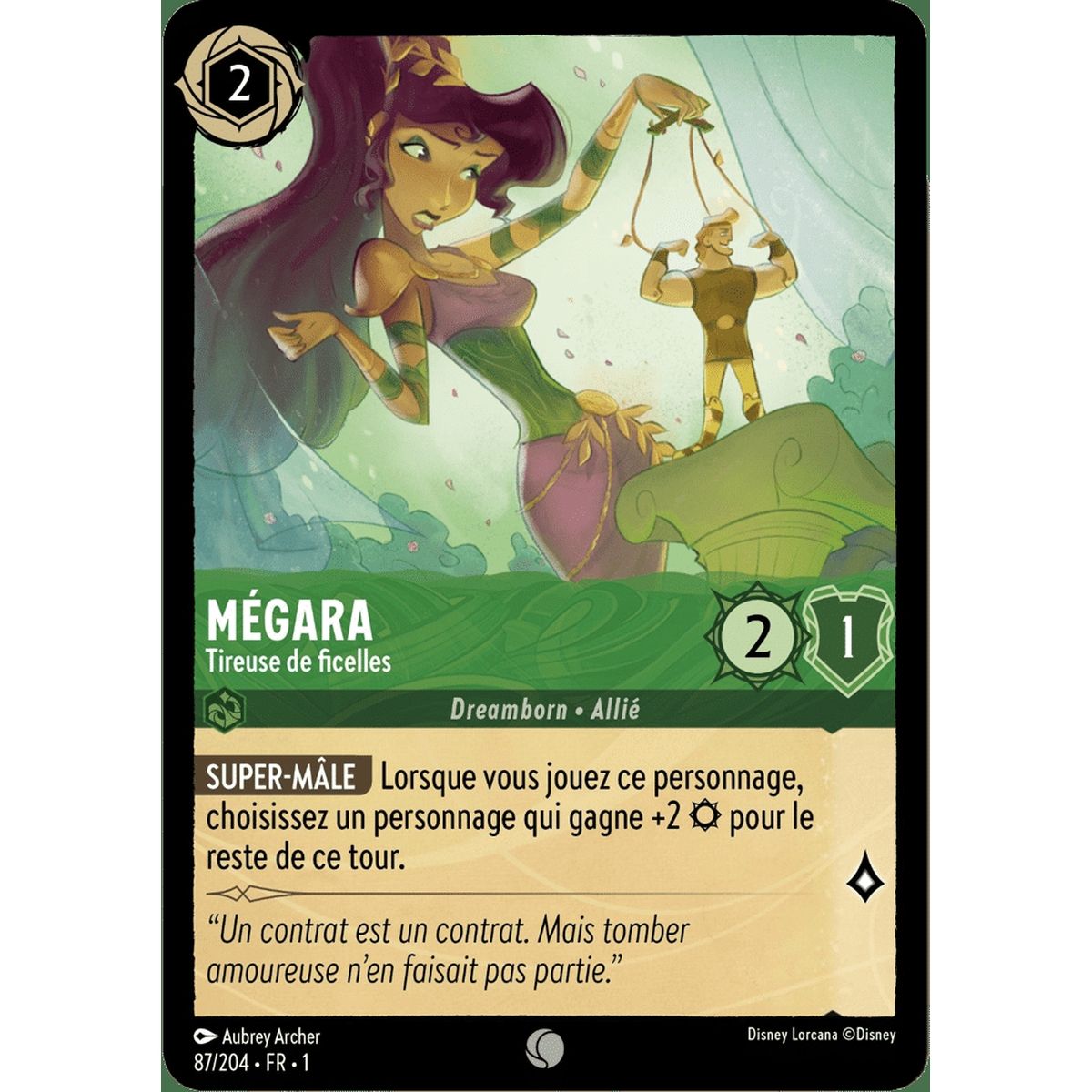 Mégara, Tireuse de ficelles - 87/204 - FC - Premier Chapitre - Brillante - Premium - Français