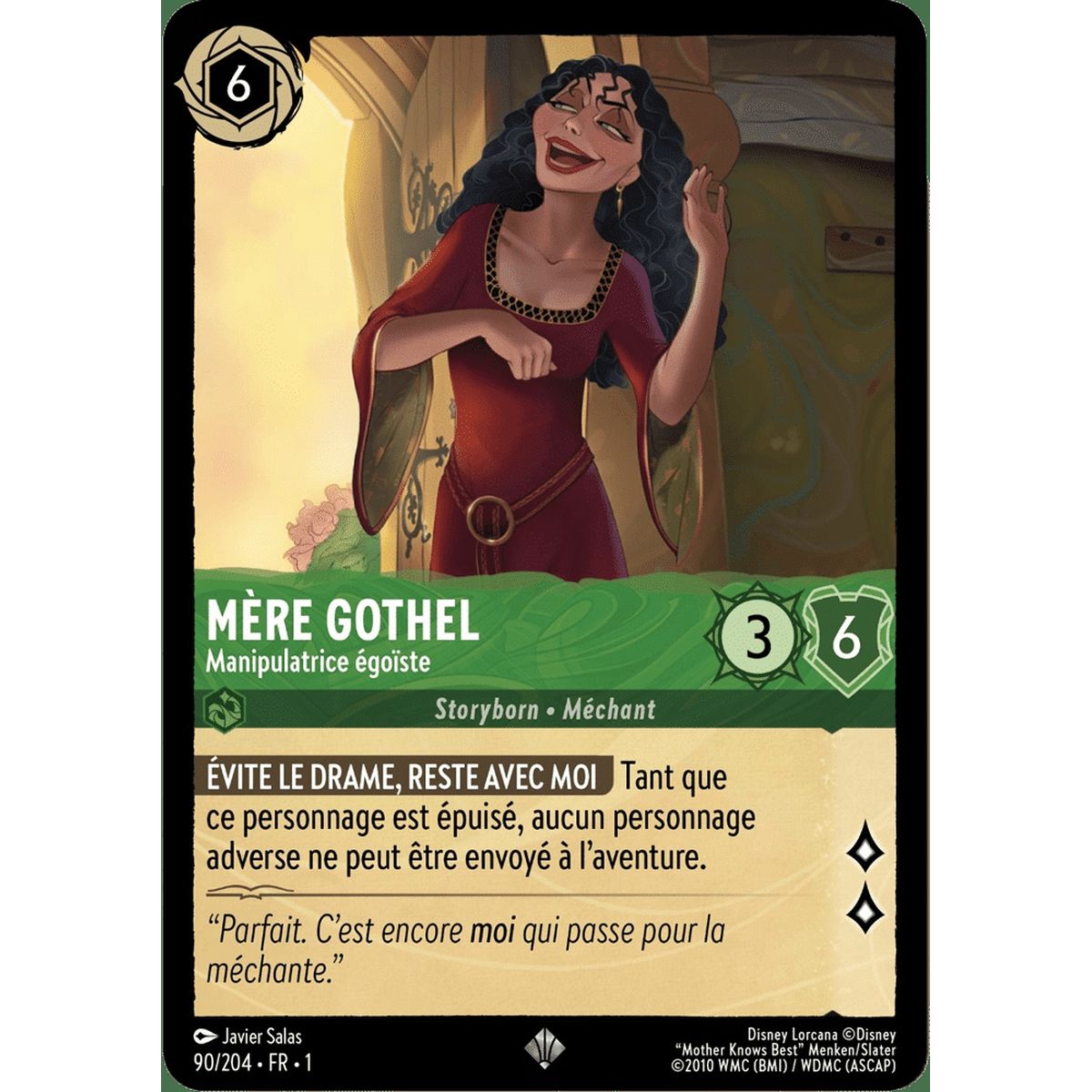 Item Mère Gothel, Manipulatrice égoïste - 90/204 - FC - Premier Chapitre - Super Rare - Français