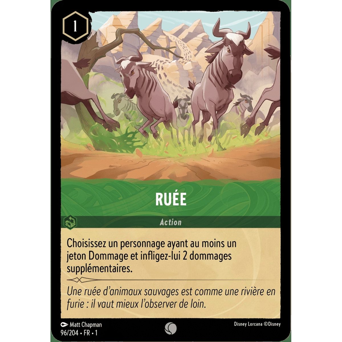 Item Ruée - 96/204 - FC - Premier Chapitre - Commune - Français