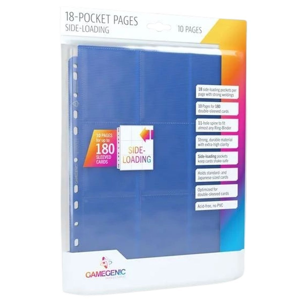 Item Gamegenic : 10 Pages 18 Pocket Sideloading Bleu