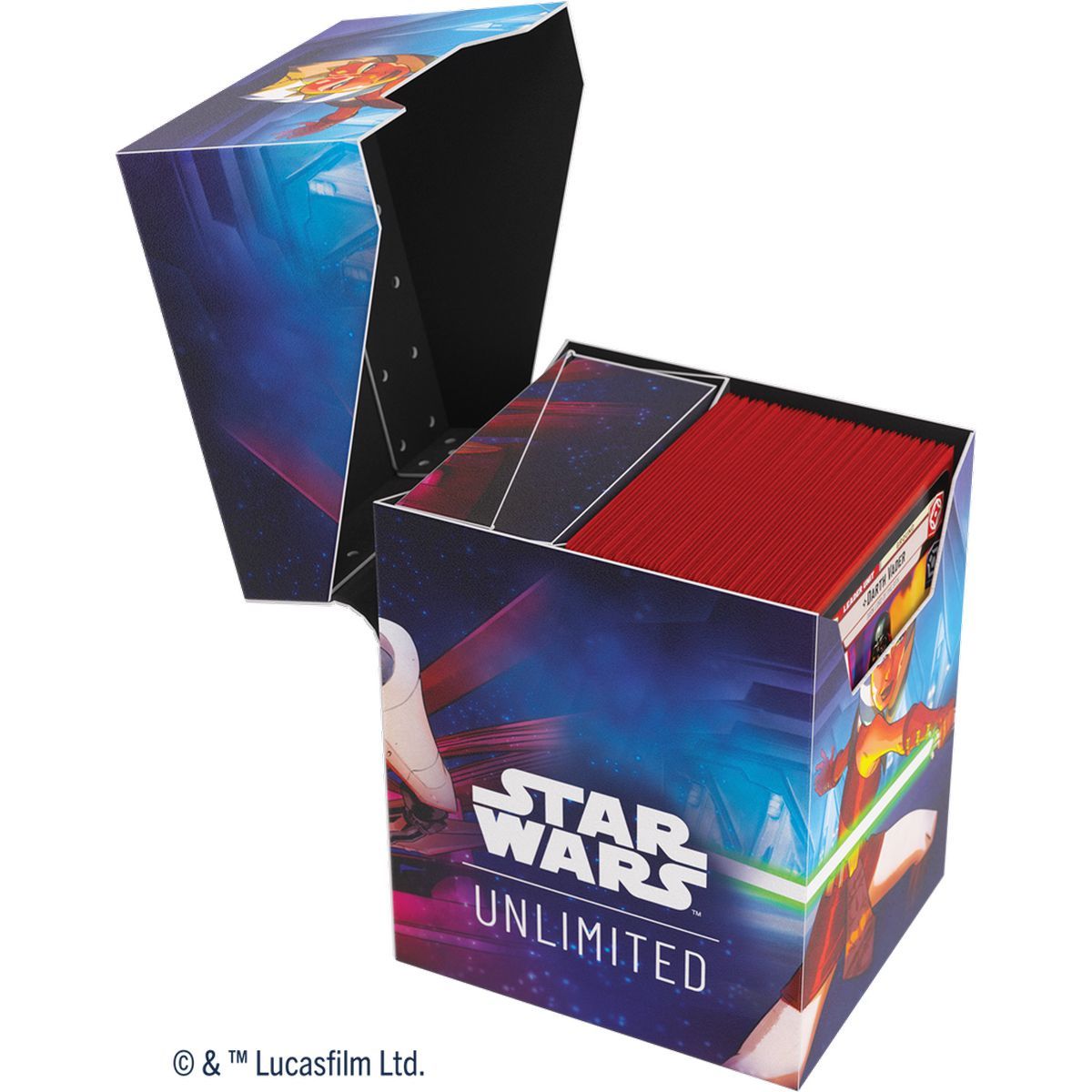 Gamegenic - Deck Box - Soft Crate - Star Wars : Unlimited - Ahsoka/Grievous