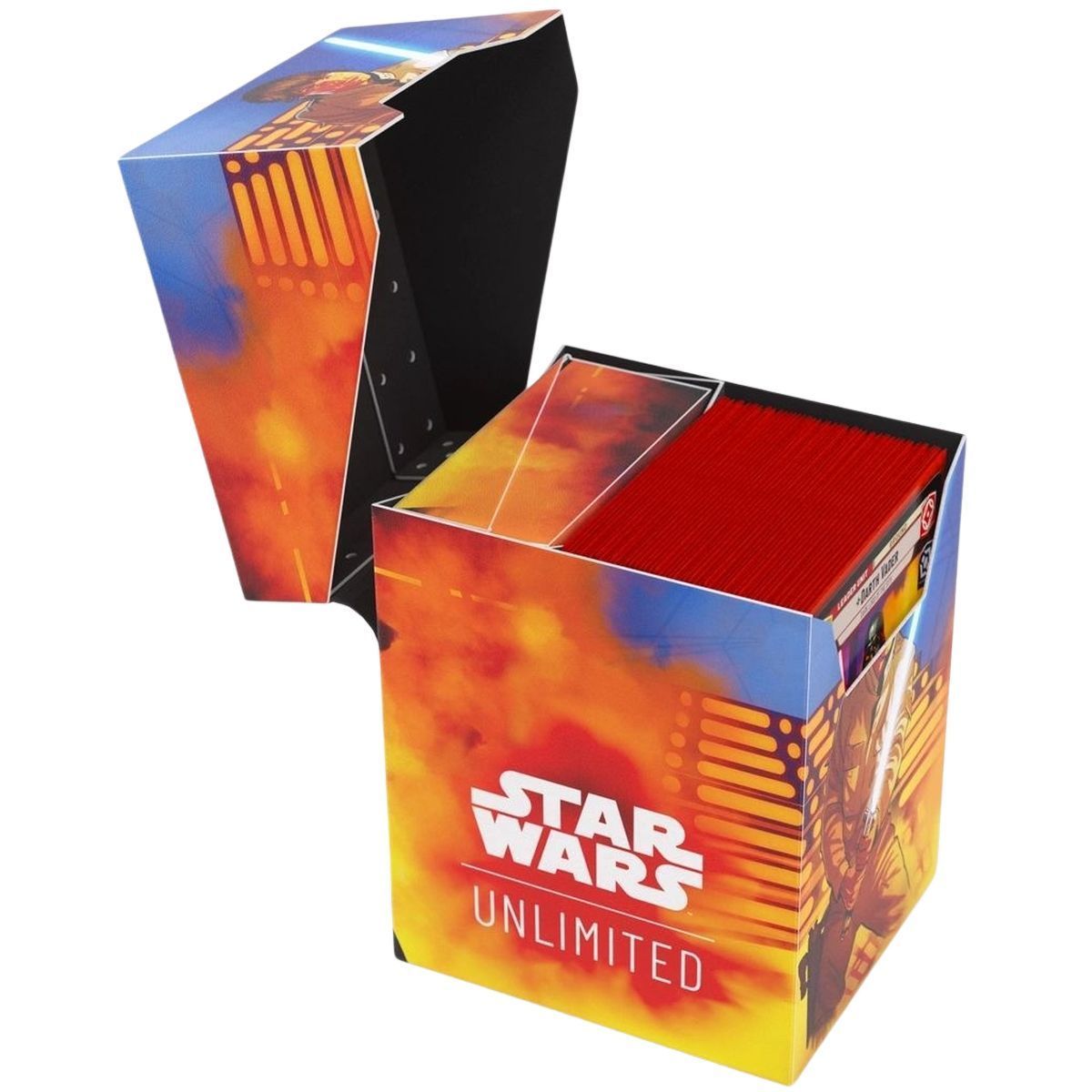 Gamegenic - Deck Box - Soft Crate - Star Wars : Unlimited - Luke / Vader