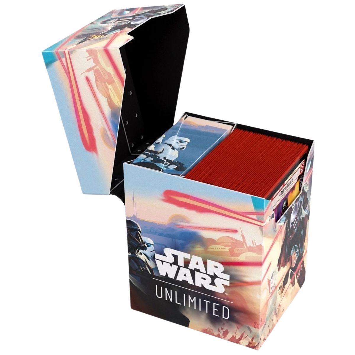 Gamegenic - Deck Box - Soft Crate - Star Wars : Unlimited - Mandalorian/Moff Gideon