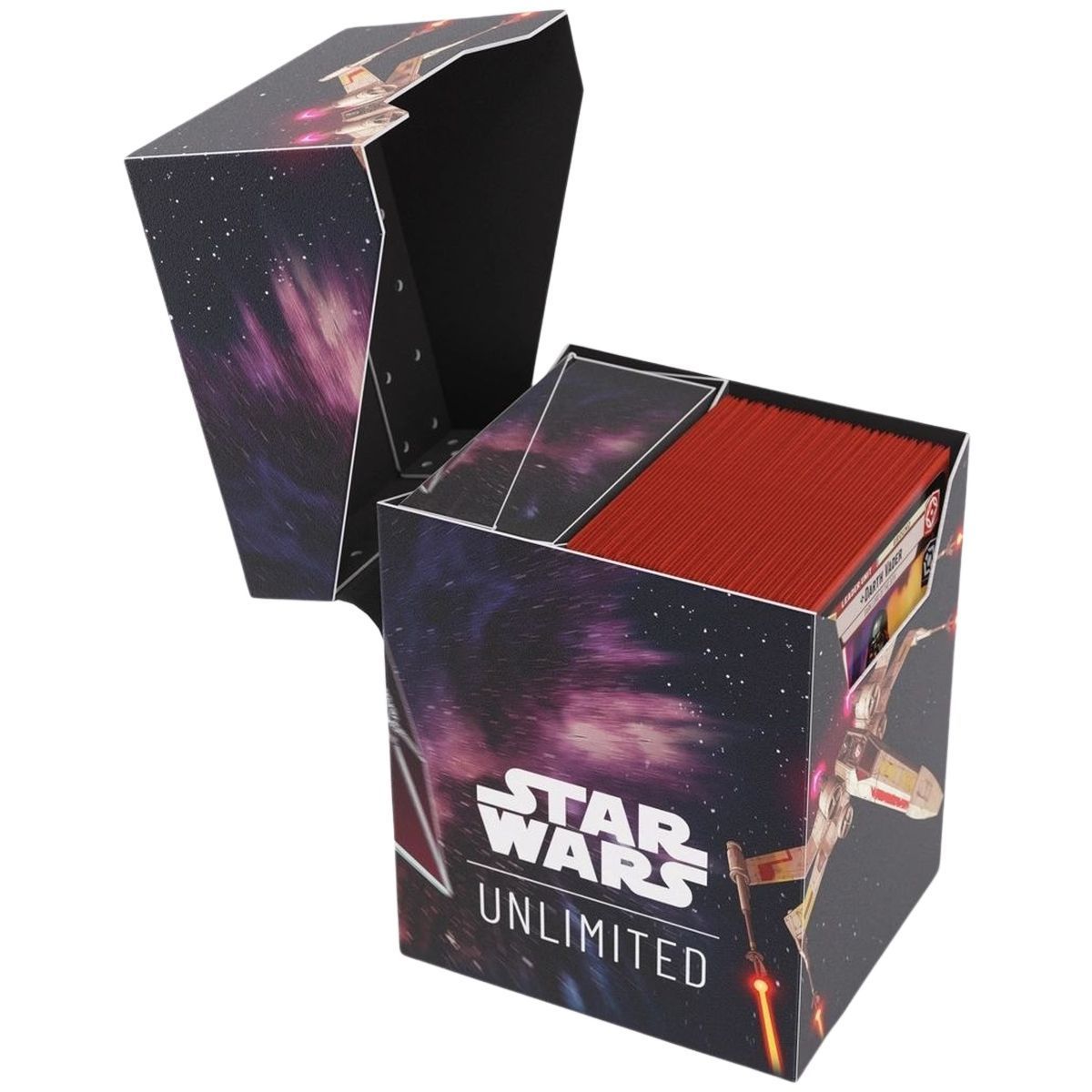 Gamegenic - Deck Box - Soft Crate - Star Wars : Unlimited - X-Wing / TIE Fighter