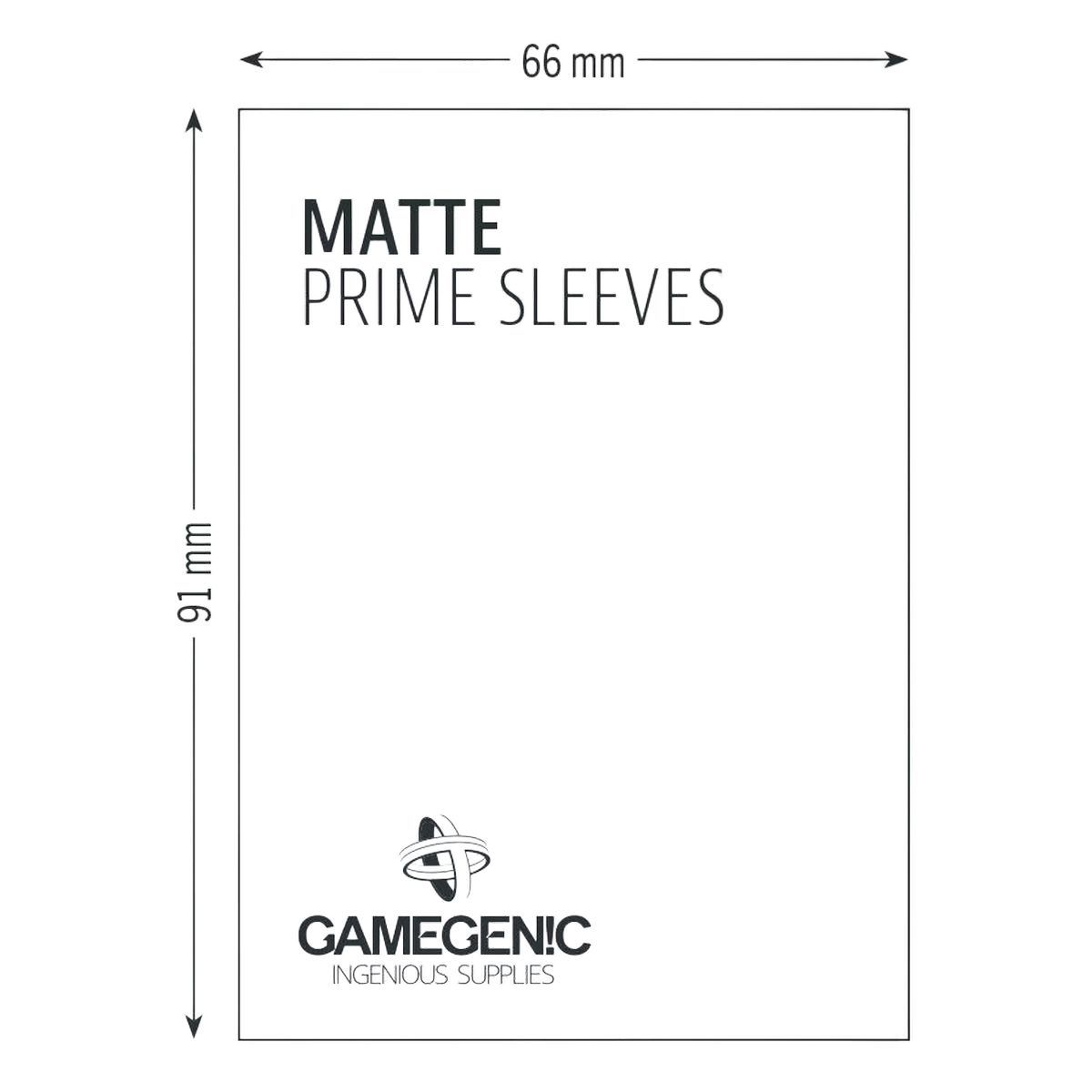 Gamegenic - Matte Prime Standard Sleeves - White - 66x91 (100)