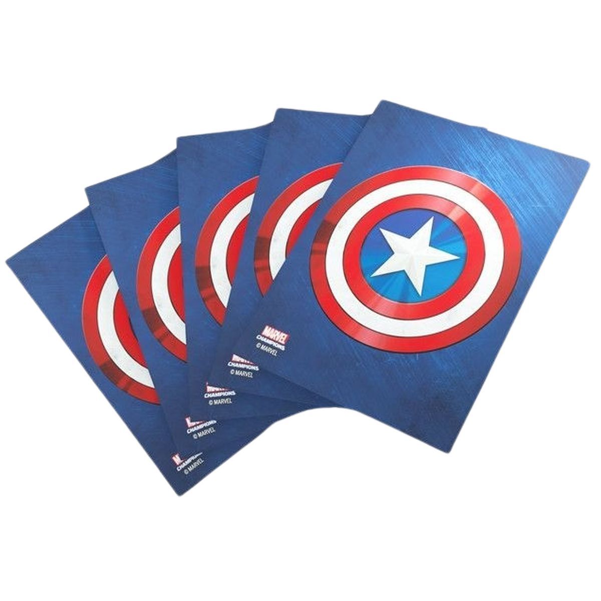 Gamegenic - Protèges Cartes - Standard - Marvel Champions : Captain America (50)