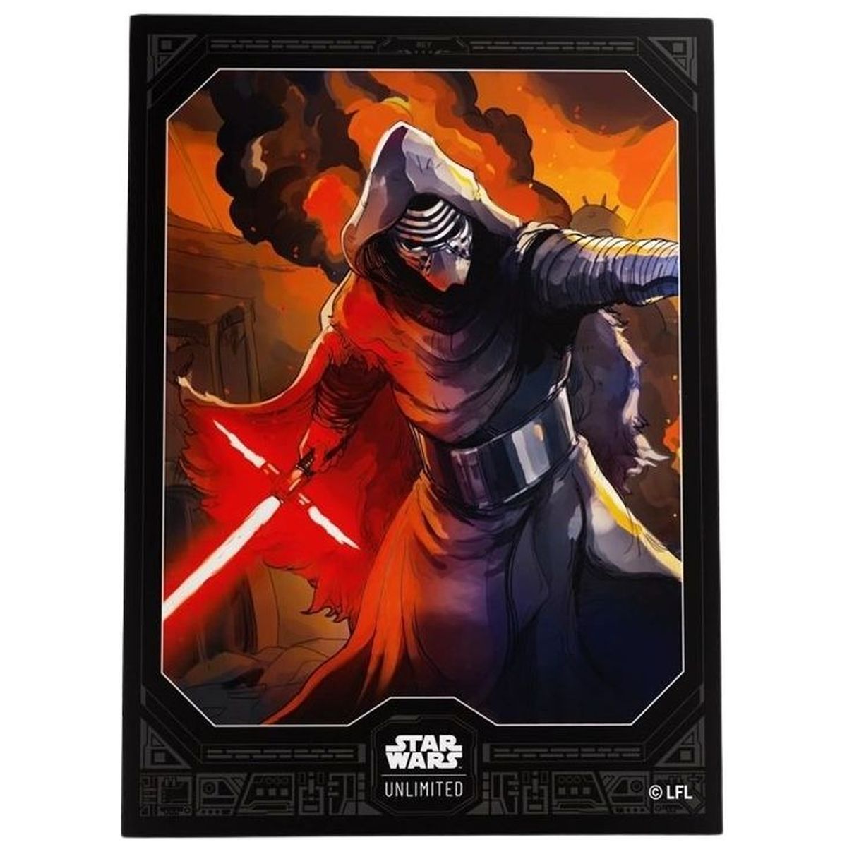 Gamegenic - Protèges Cartes - Standard - Star Wars : Unlimited - Kylo Ren - FR (60)