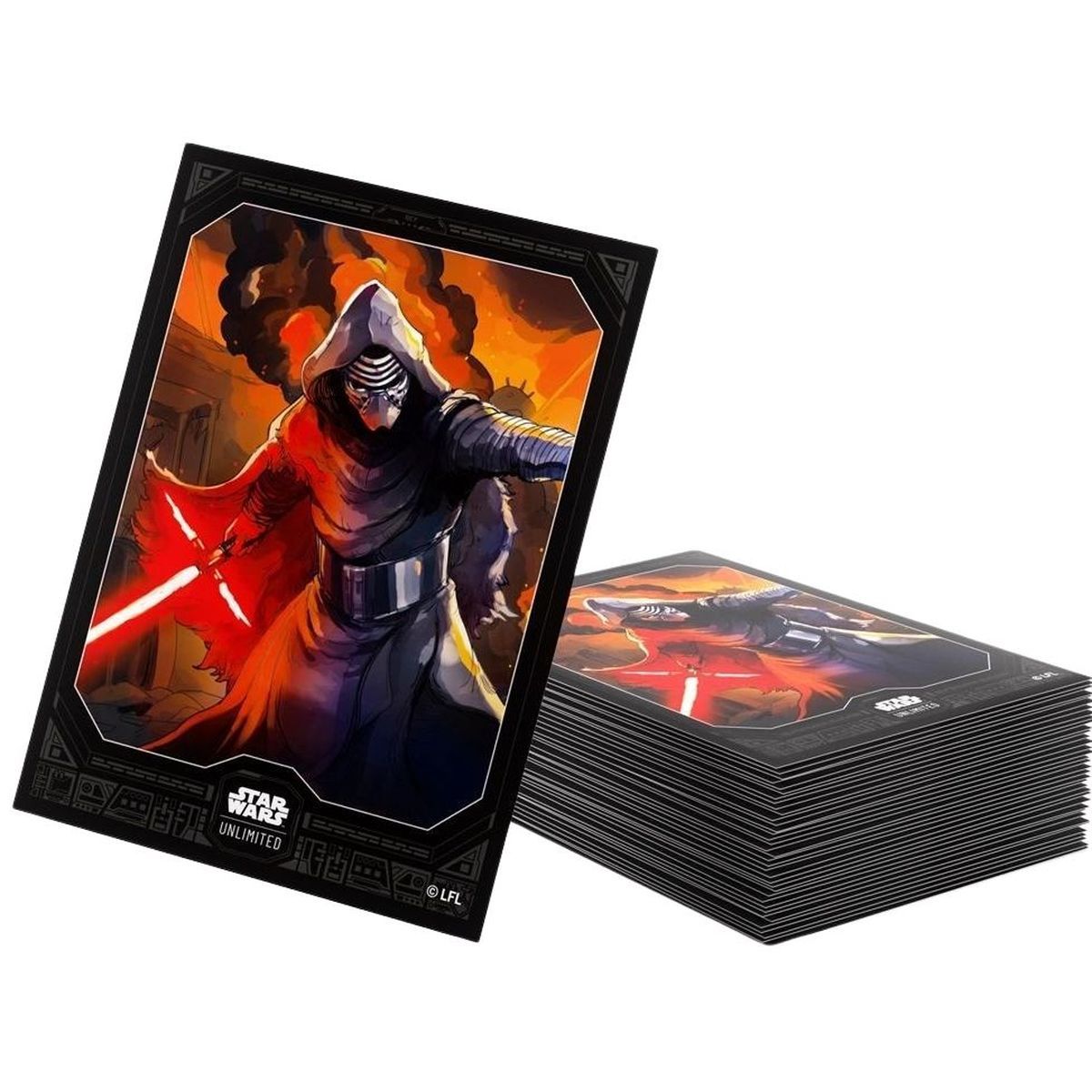 Gamegenic - Protèges Cartes - Standard - Star Wars : Unlimited - Kylo Ren - FR (60)