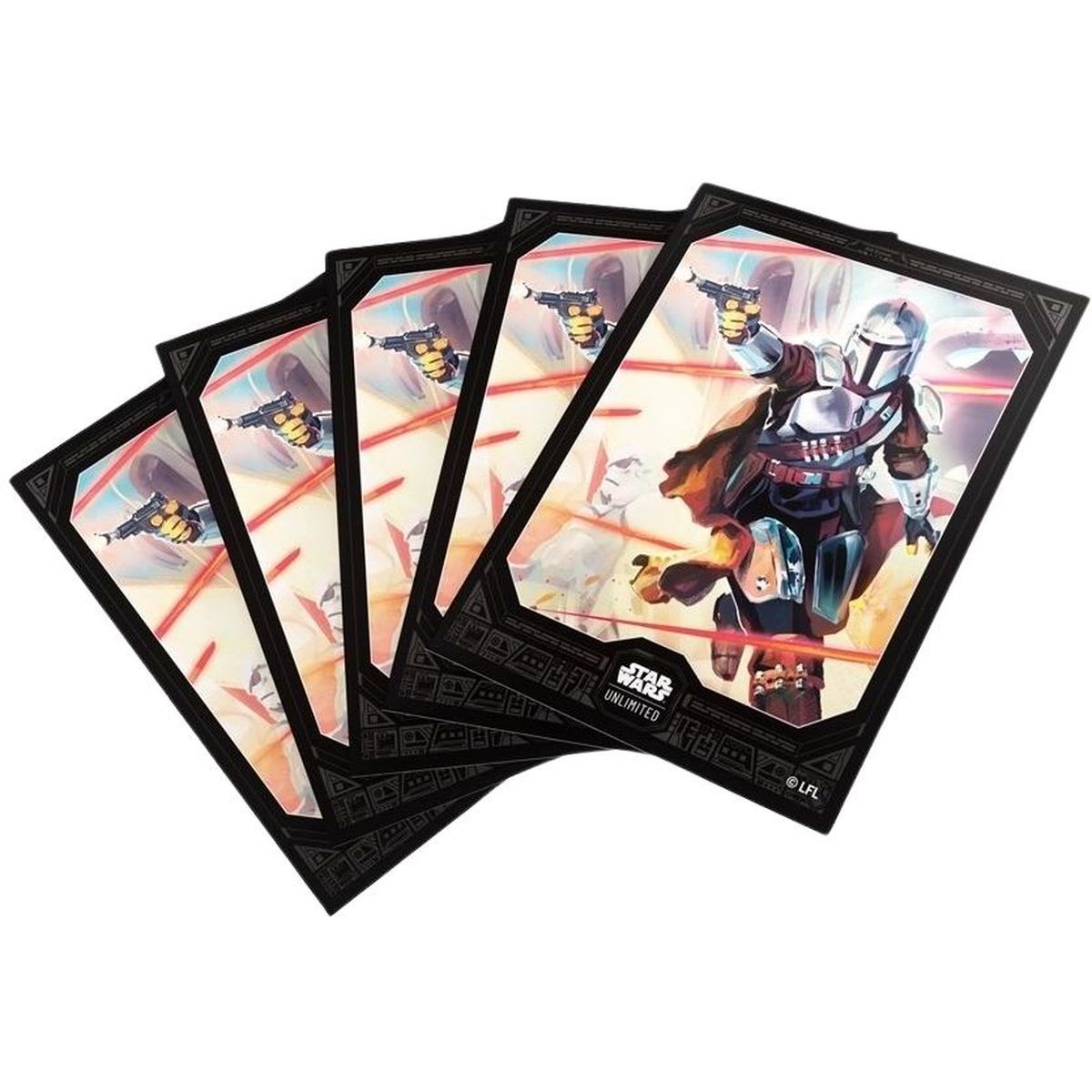 Gamegenic - Protèges Cartes - Standard - Star Wars : Unlimited - Mandalorian - FR (60)