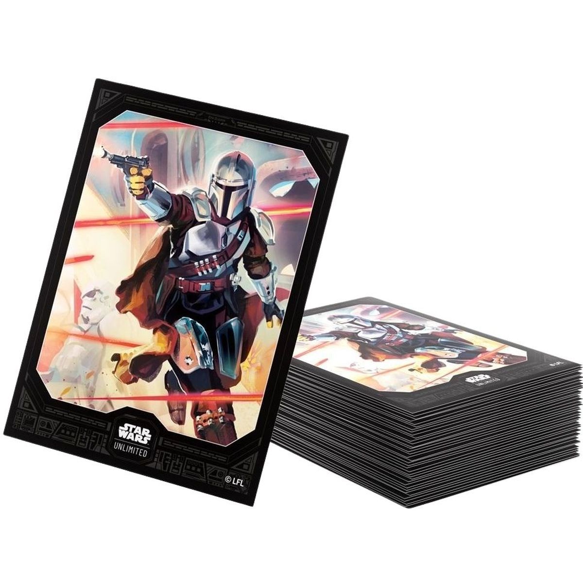 Gamegenic - Protèges Cartes - Standard - Star Wars : Unlimited - Mandalorian - FR (60)