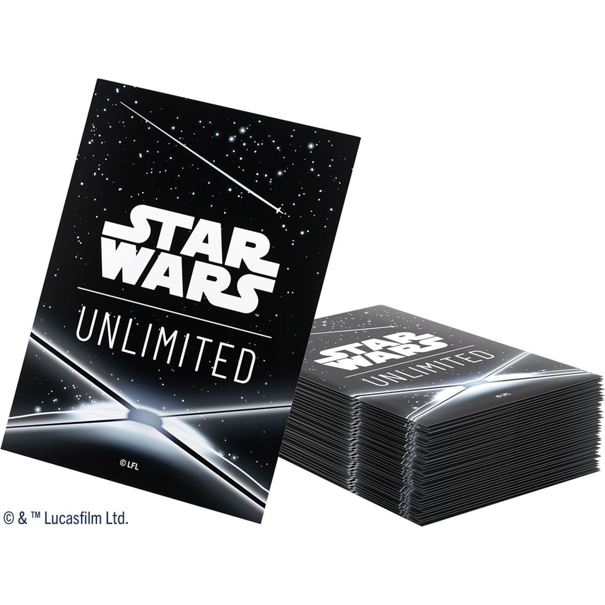 Gamegenic - Protèges Cartes - Standard - Star Wars : Unlimited - Space Black (60)