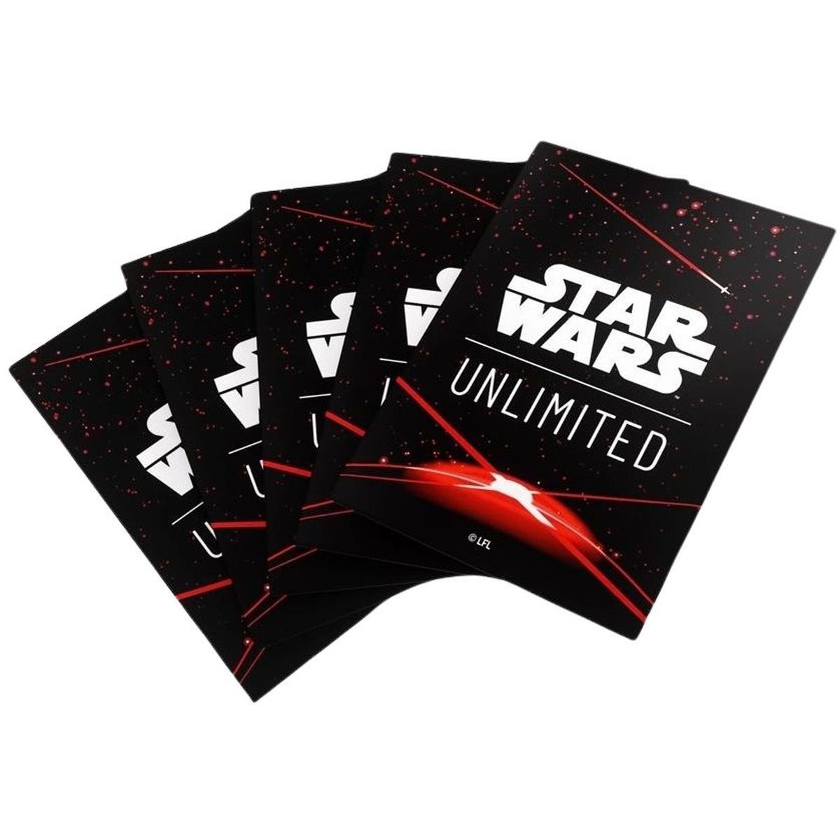 Gamegenic - Protèges Cartes - Standard - Star Wars : Unlimited - Space Red - FR (60)