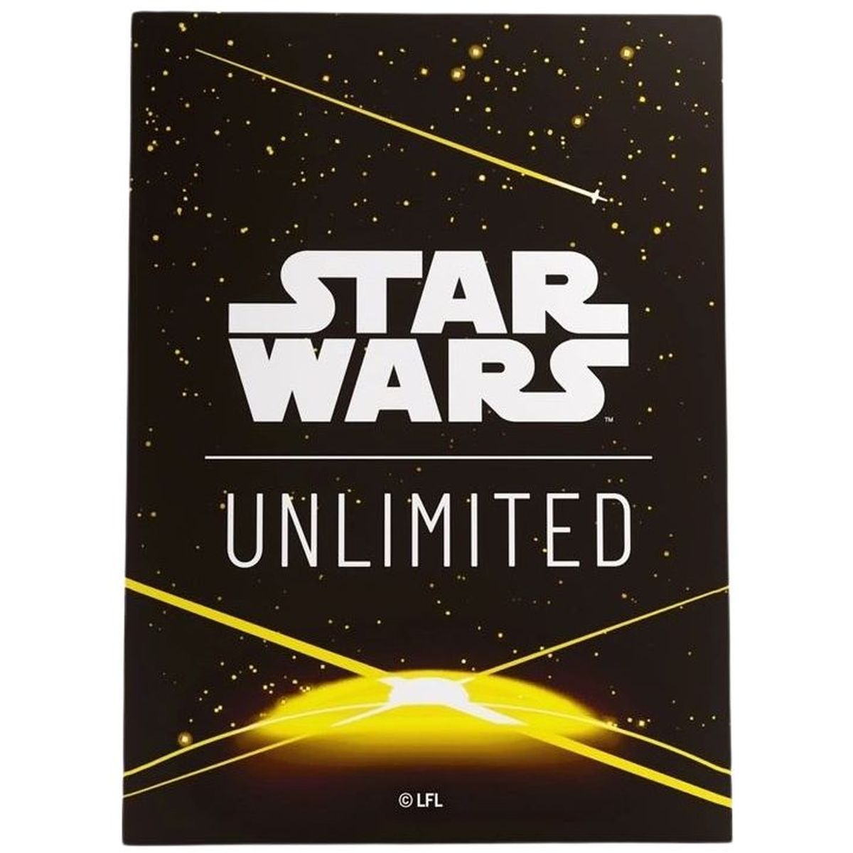 Gamegenic - Protèges Cartes - Standard - Star Wars : Unlimited - Space Yellow - FR (60)