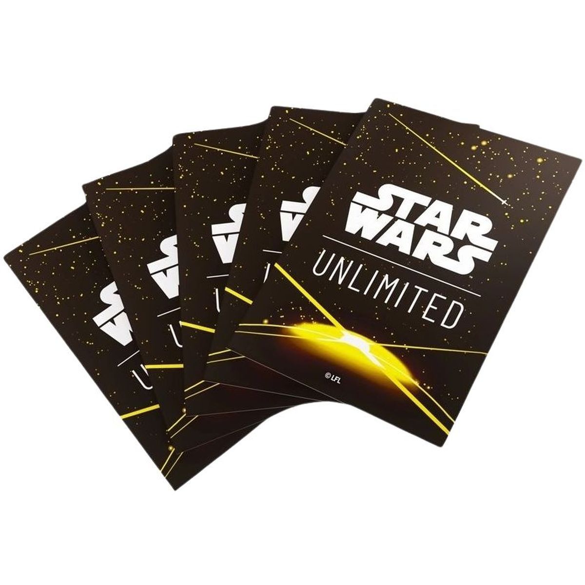 Gamegenic - Protèges Cartes - Standard - Star Wars : Unlimited - Space Yellow - FR (60)