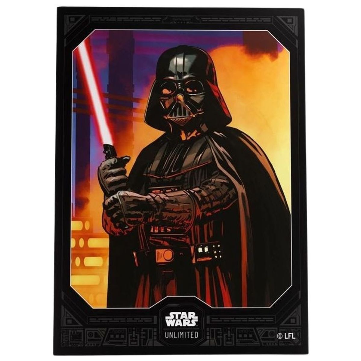 Gamegenic - Protèges Cartes - Standard - Star Wars : Unlimited - Vader - FR (60)