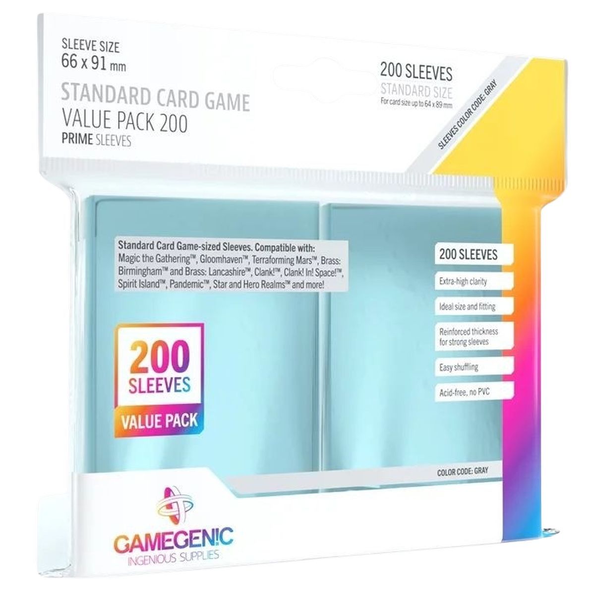 Item Gamegenic - Protèges Cartes - Standard - Value Pack (200)