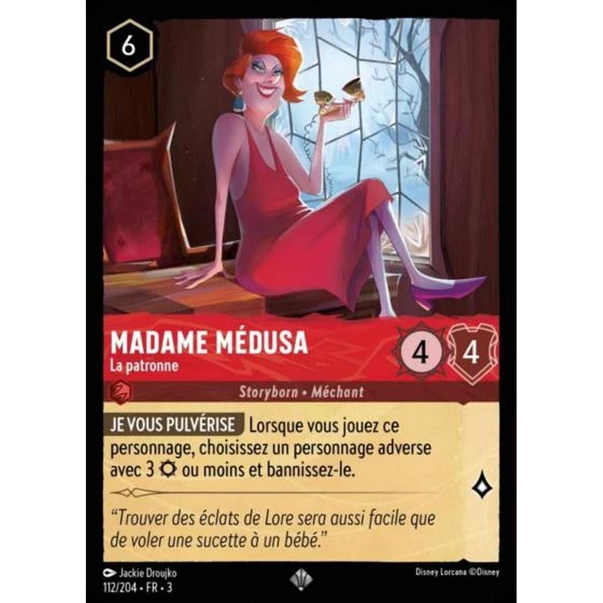 Item Madame Médusa, La patronne - 112/204 - ITI - Les Terres d'Encres - Brillante - Premium - Français