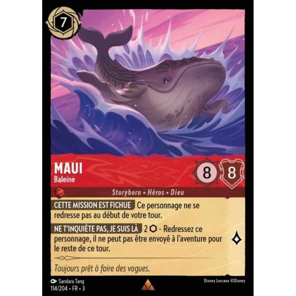 Item Maui, Baleine - 114/204 - ITI - Les Terres d'Encres - Rare - Français