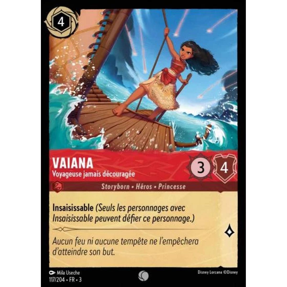 Vaiana, Voyageuse jamais découragée - 117/204 - ITI - Les Terres d'Encres - Brillante - Premium - Français