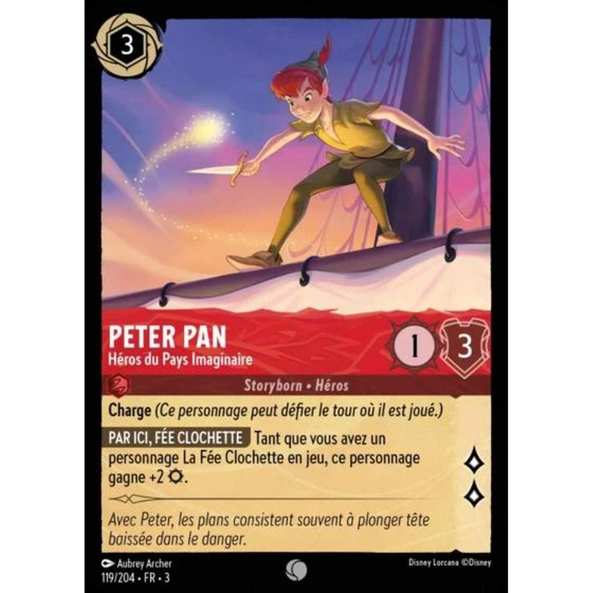 Item Peter Pan, Héros du Pays Imaginaire - 119/204 - ITI - Les Terres d'Encres - Commune - Français