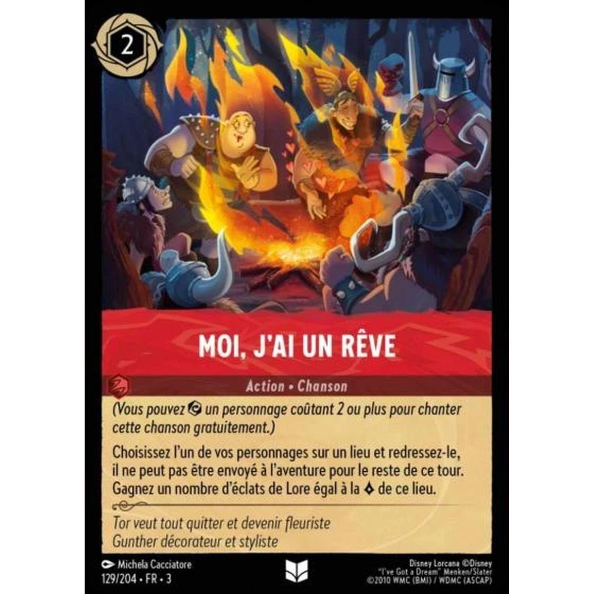 Item Moi, j'ai un rêve - 129/204 - ITI - Les Terres d'Encres - Peu Commune - Français