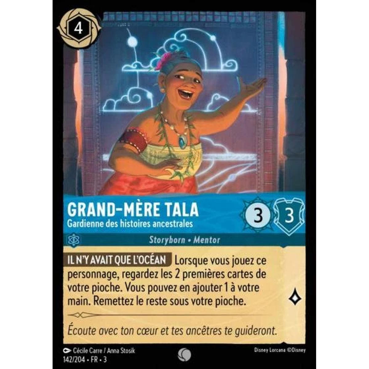 Grand-mère Tala, Gardienne des histoires ancestrales - 142/204 - ITI - Les Terres d'Encres - Brillante - Premium - Français