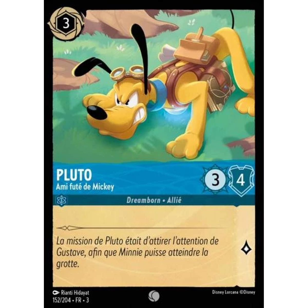 Item Pluto, Ami futé de Mickey - 152/204 - ITI - Les Terres d'Encres - Commune - Français