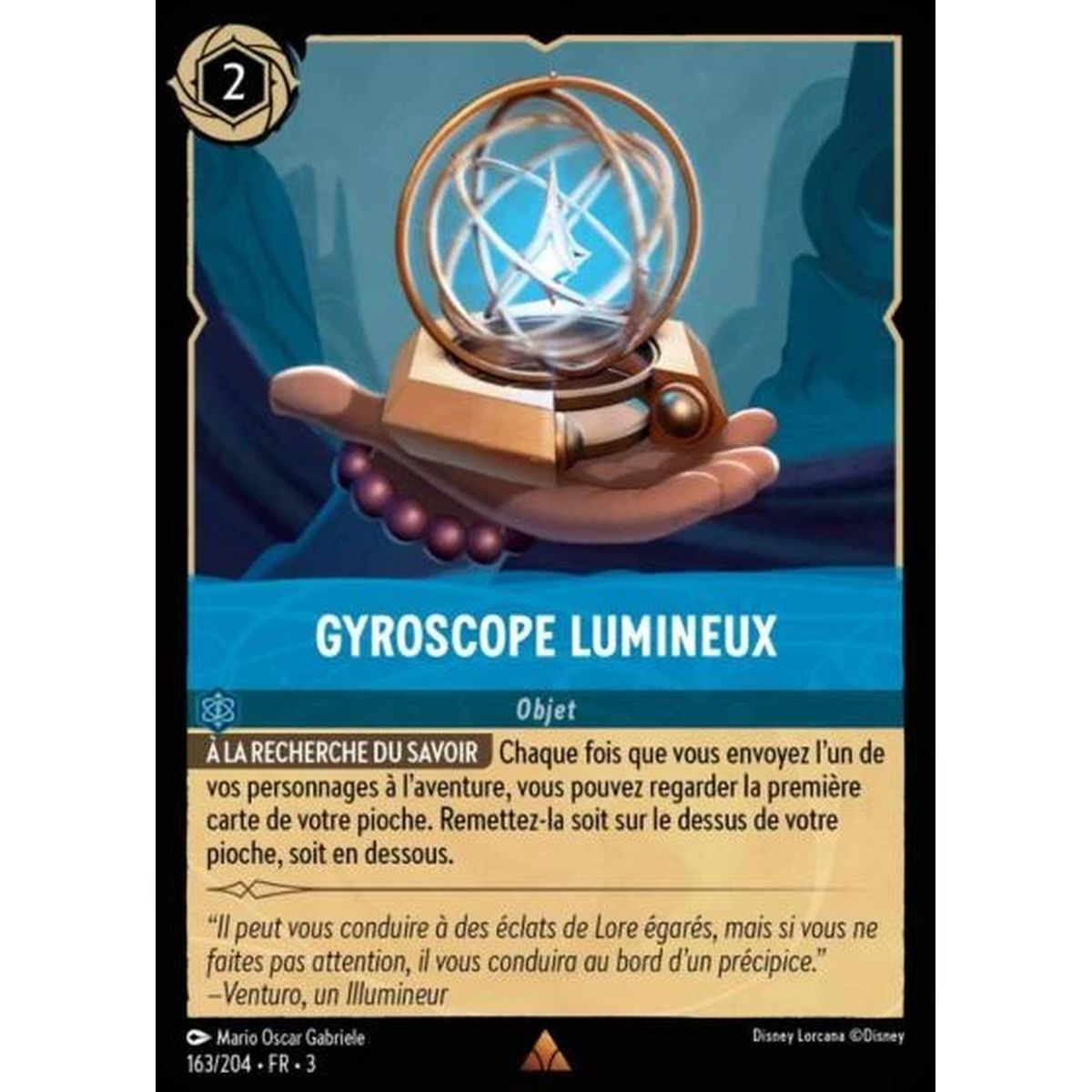 Gyroscope lumineux - 163/204 - ITI - Les Terres d'Encres - Rare - Français