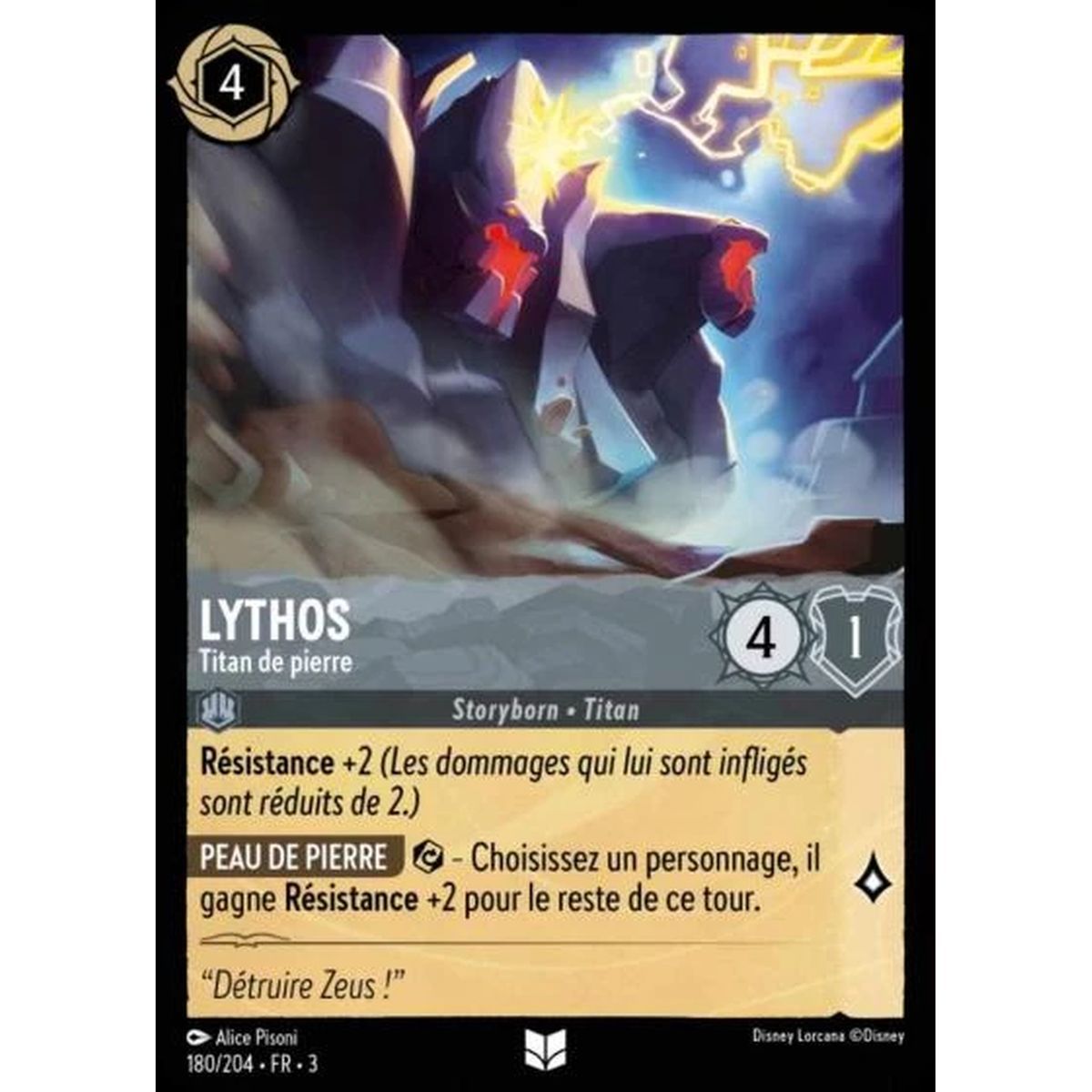 Lythos, Titan de pierre - 180/204 - ITI - Les Terres d'Encres - Brillante - Premium - Français