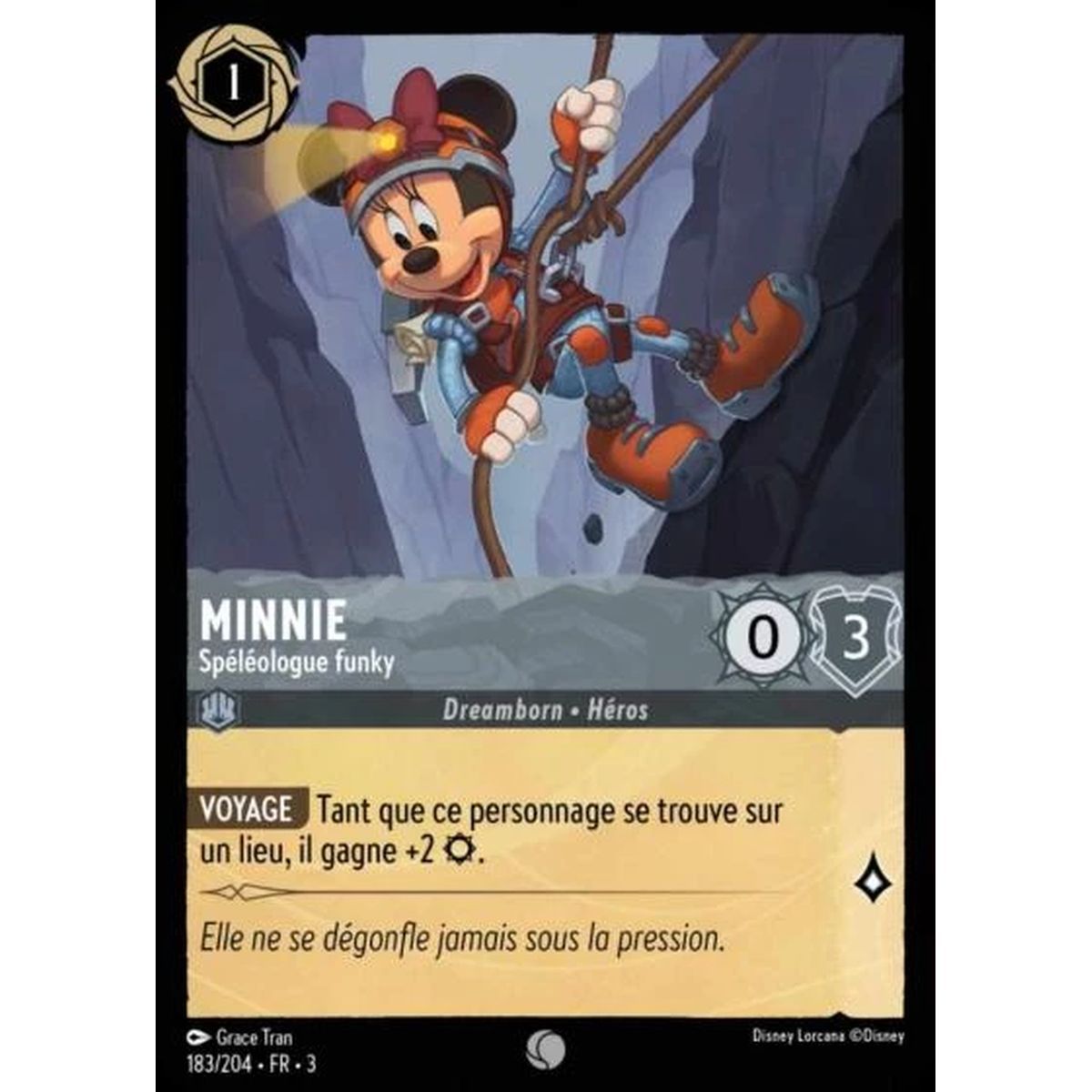 Minnie, Spéléologue funky - 183/204 - ITI - Les Terres d'Encres - Brillante - Premium - Français