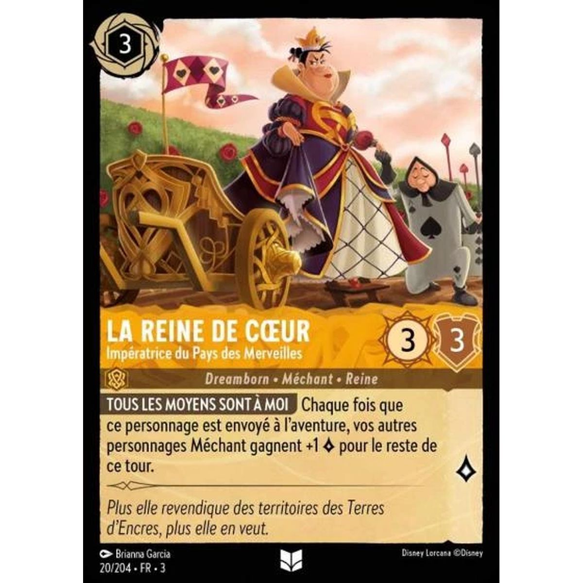 La Reine de Cœur, Impératrice du Pays des Merveilles - 20/204 - ITI - Les Terres d'Encres - Brillante - Premium - Français