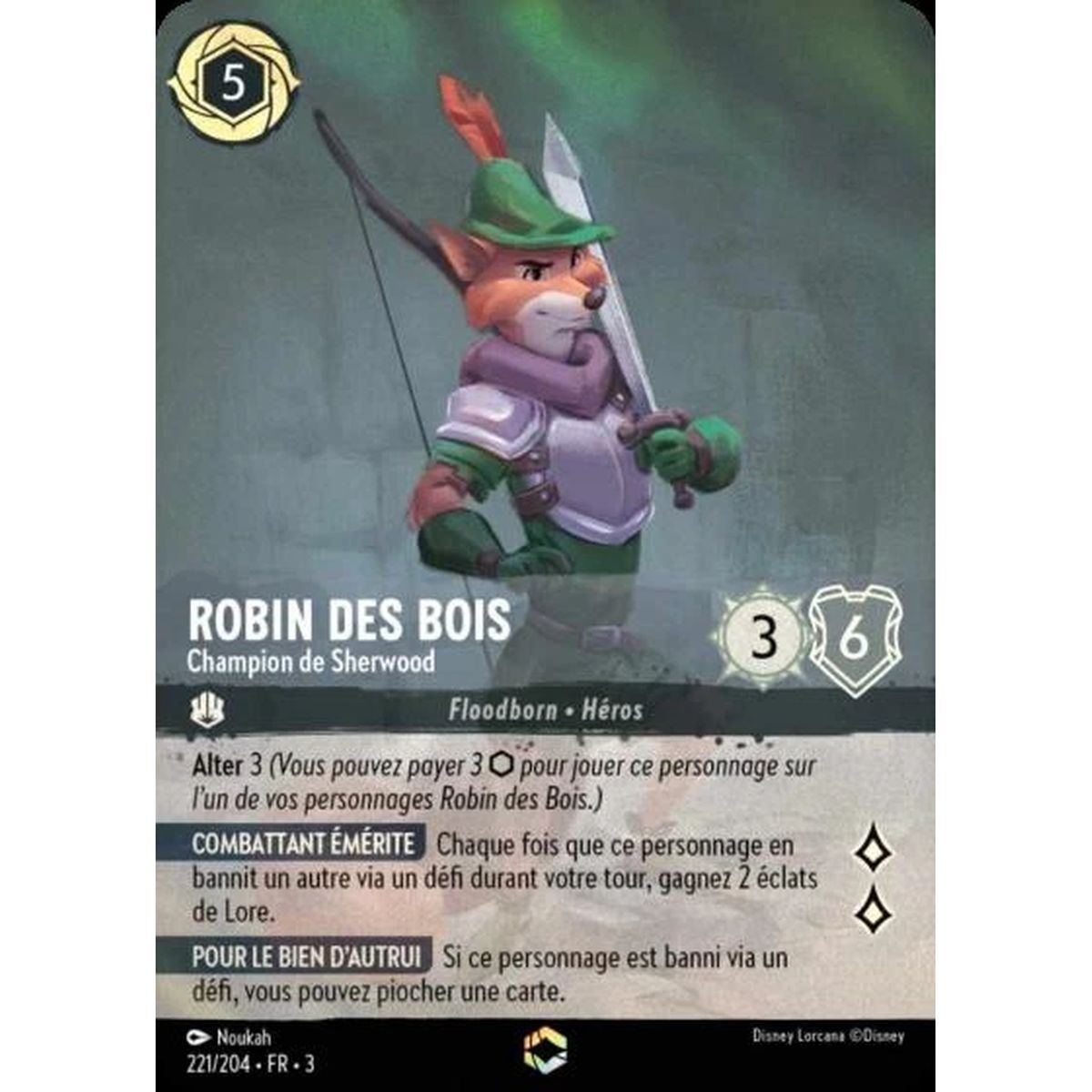 Item Robin des bois, Champion de Sherwood - 221/204 - ITI - Les Terres d'Encres - Enchanté - Français