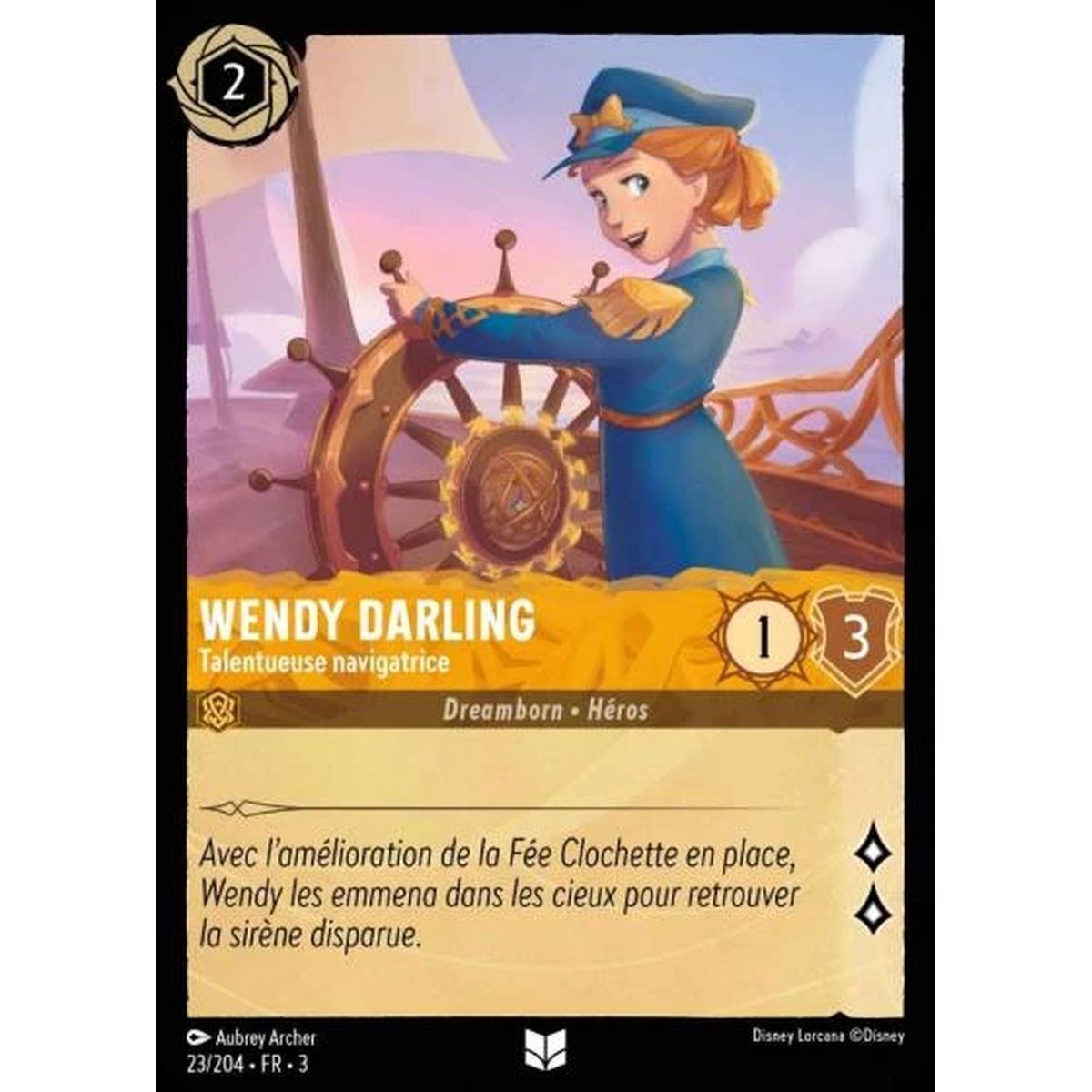 Item Wendy Darling, Talentueuse navigatrice - 23/204 - ITI - Les Terres d'Encres - Brillante - Premium - Français