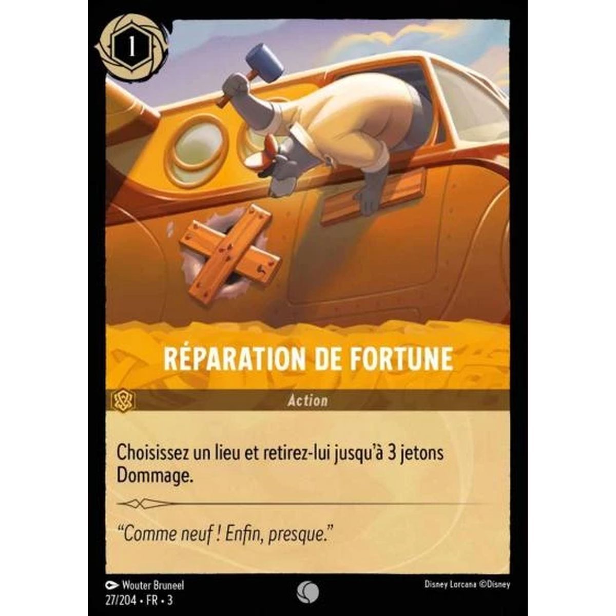 Réparation de fortune - 27/204 - ITI - Les Terres d'Encres - Commune - Français