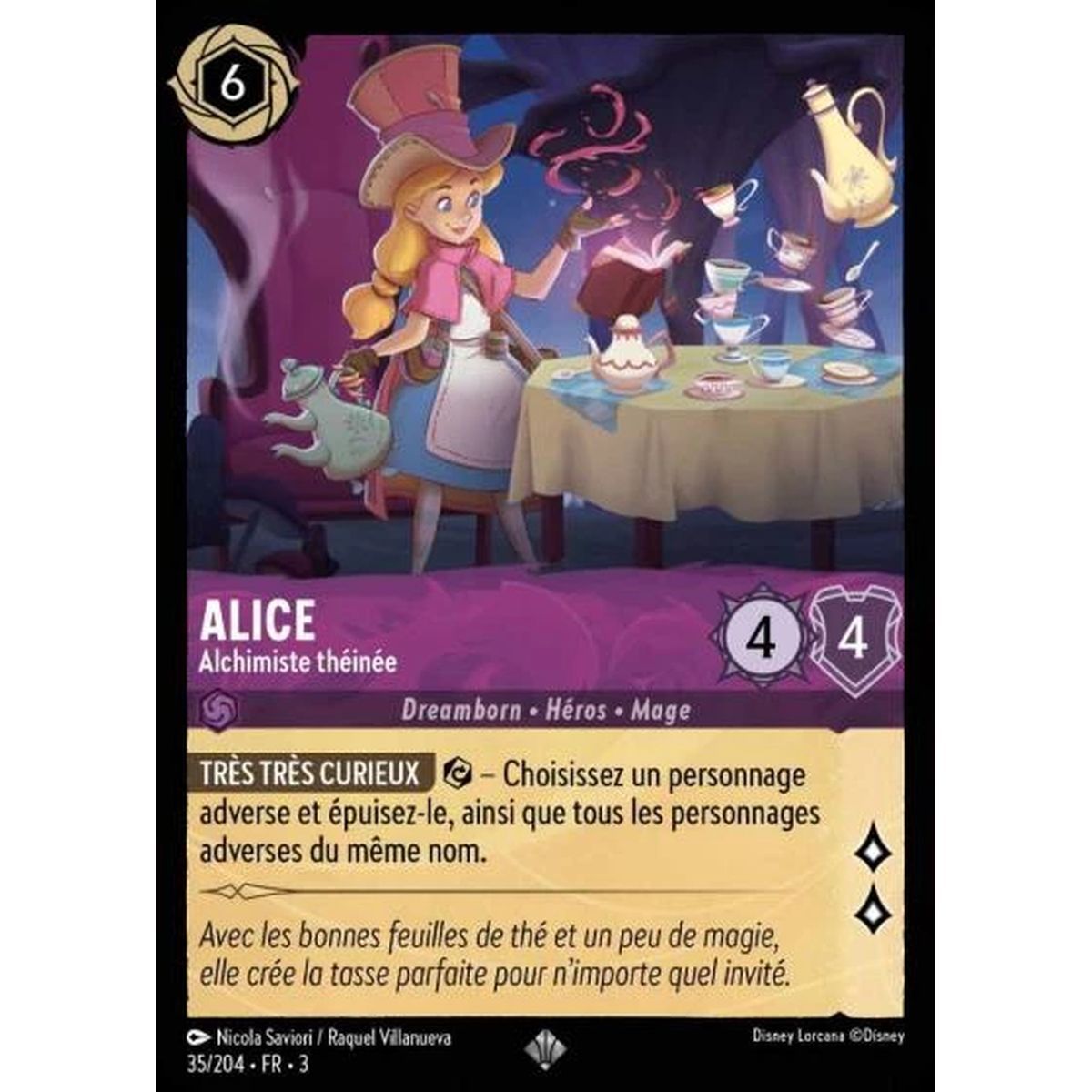 Alice, Alchimiste théinée - 35/204 - ITI - Les Terres d'Encres - Super Rare - Français