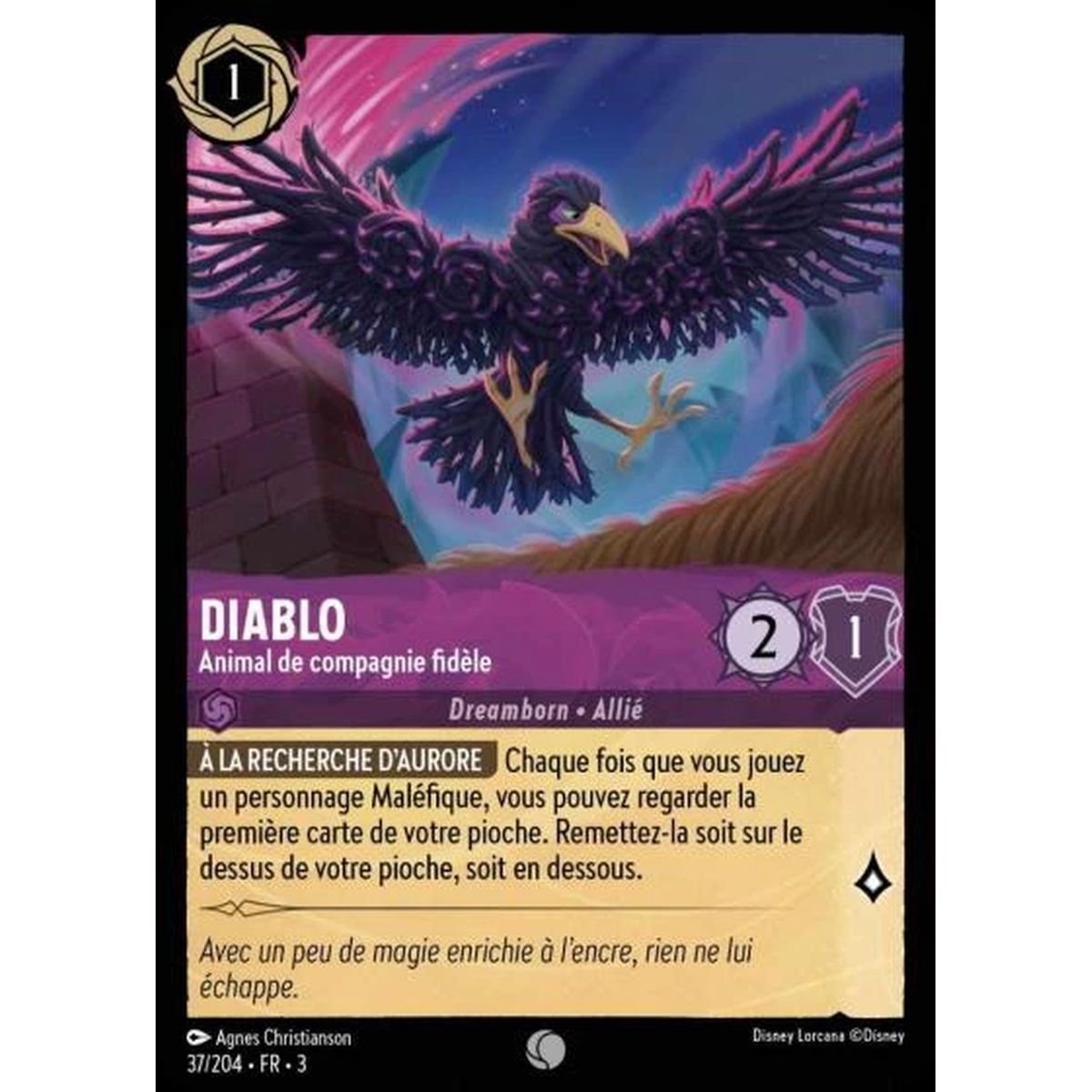 Diablo, Animal de compagnie fidèle - 37/204 - ITI - Les Terres d'Encres - Brillante - Premium - Français