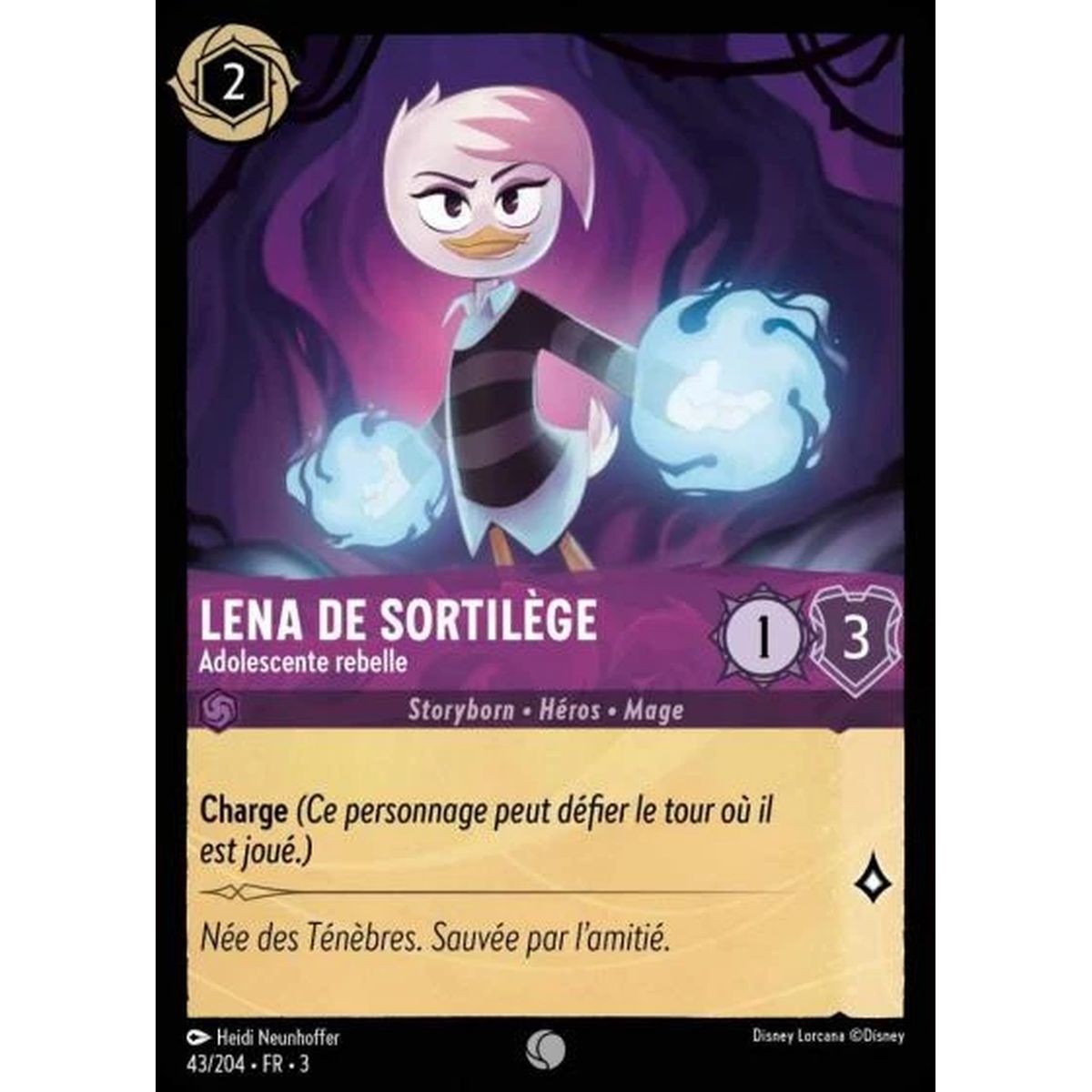 Lena de Sortilège, Adolescente rebelle - 43/204 - ITI - Les Terres d'Encres - Brillante - Premium - Français