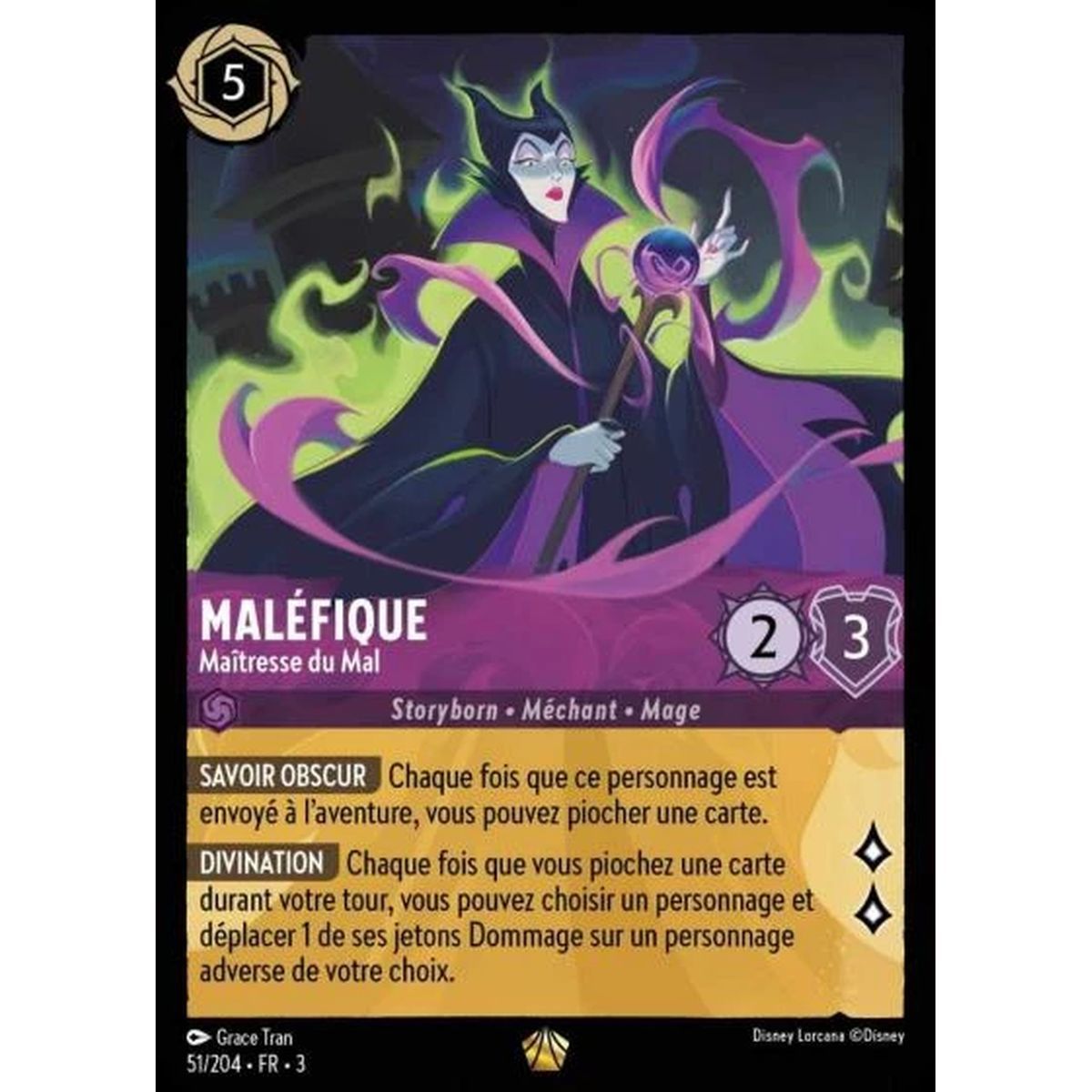 Item Maléfique, Maîtresse du Mal - 51/204 - ITI - Les Terres d'Encres - Légendaire - Français