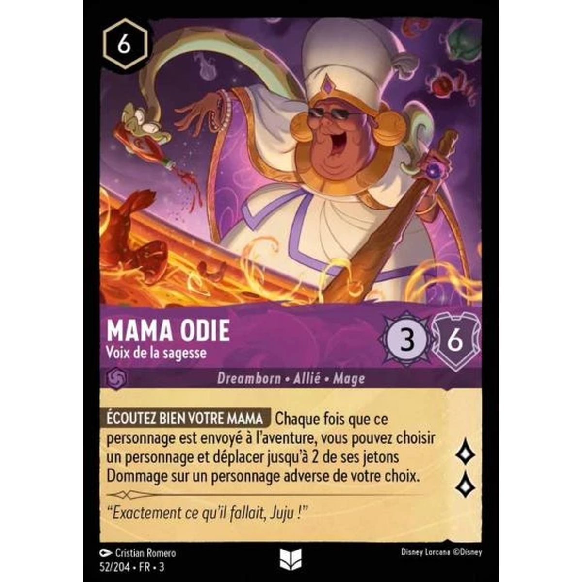 Item Mama Odie, Voix de la sagesse - 52/204 - ITI - Les Terres d'Encres - Brillante - Premium - Français