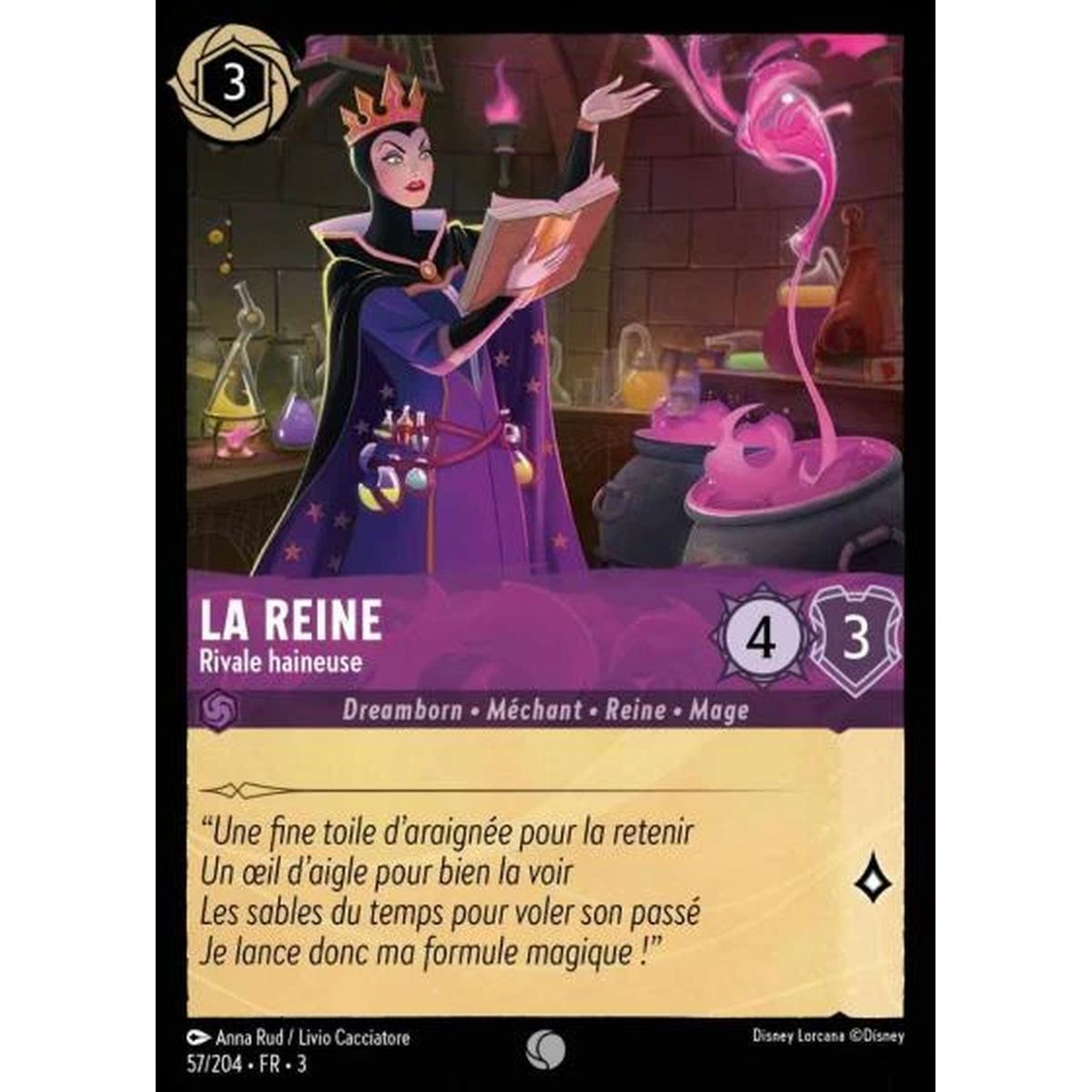 La Reine, Rivale haineuse - 57/204 - ITI - Les Terres d'Encres - Brillante - Premium - Français