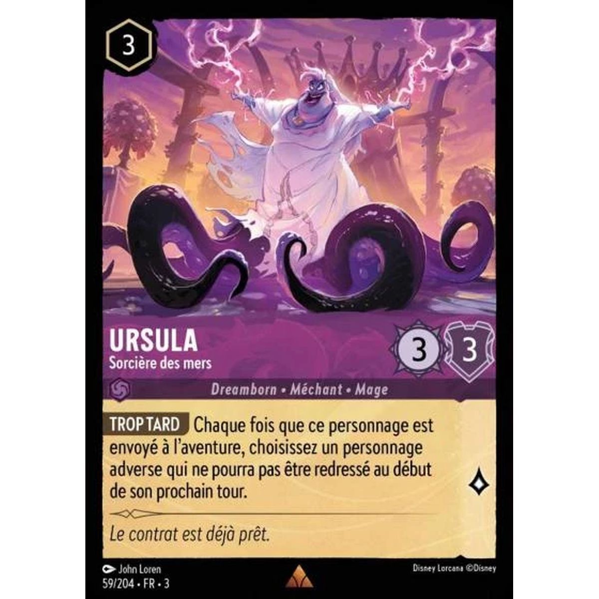 Ursula, Sorcière des mers - 59/204 - ITI - Les Terres d'Encres - Rare - Français