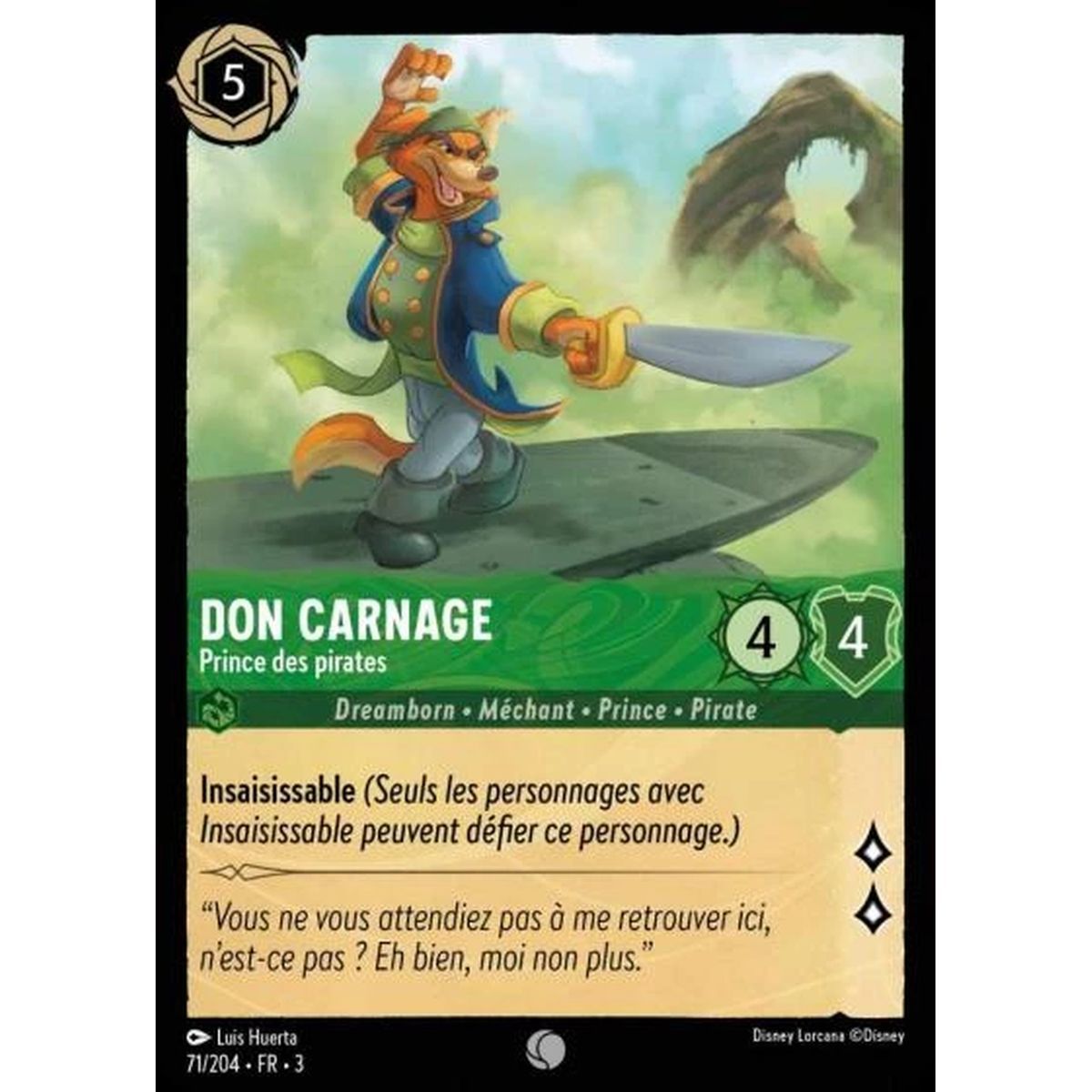 Don Carnage, Prince des pirates - 71/204 - ITI - Les Terres d'Encres - Brillante - Premium - Français