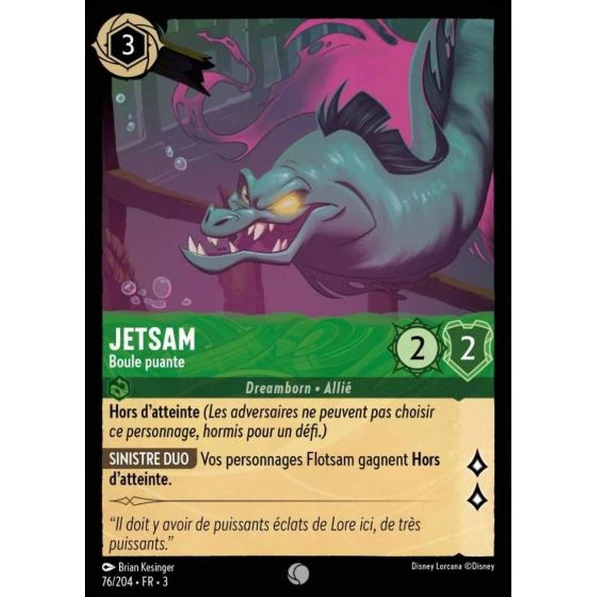 Jetsam, Boule puante - 76/204 - ITI - Les Terres d'Encres - Brillante - Premium - Français