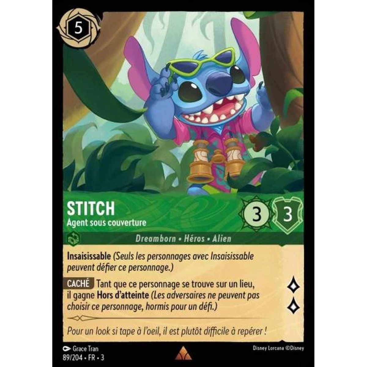 Stitch, Agent sous couverture - 89/204 - ITI - Les Terres d'Encres - Rare - Français