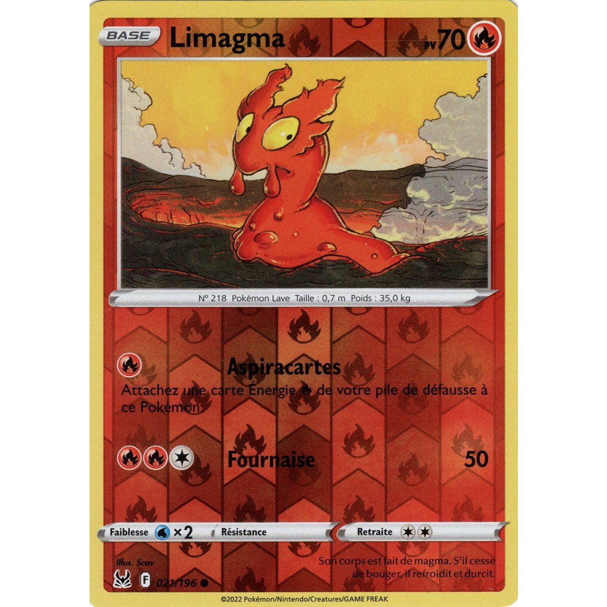 Limagma - Reverse 21/196_R - Epee et Bouclier 11 Origine Perdue