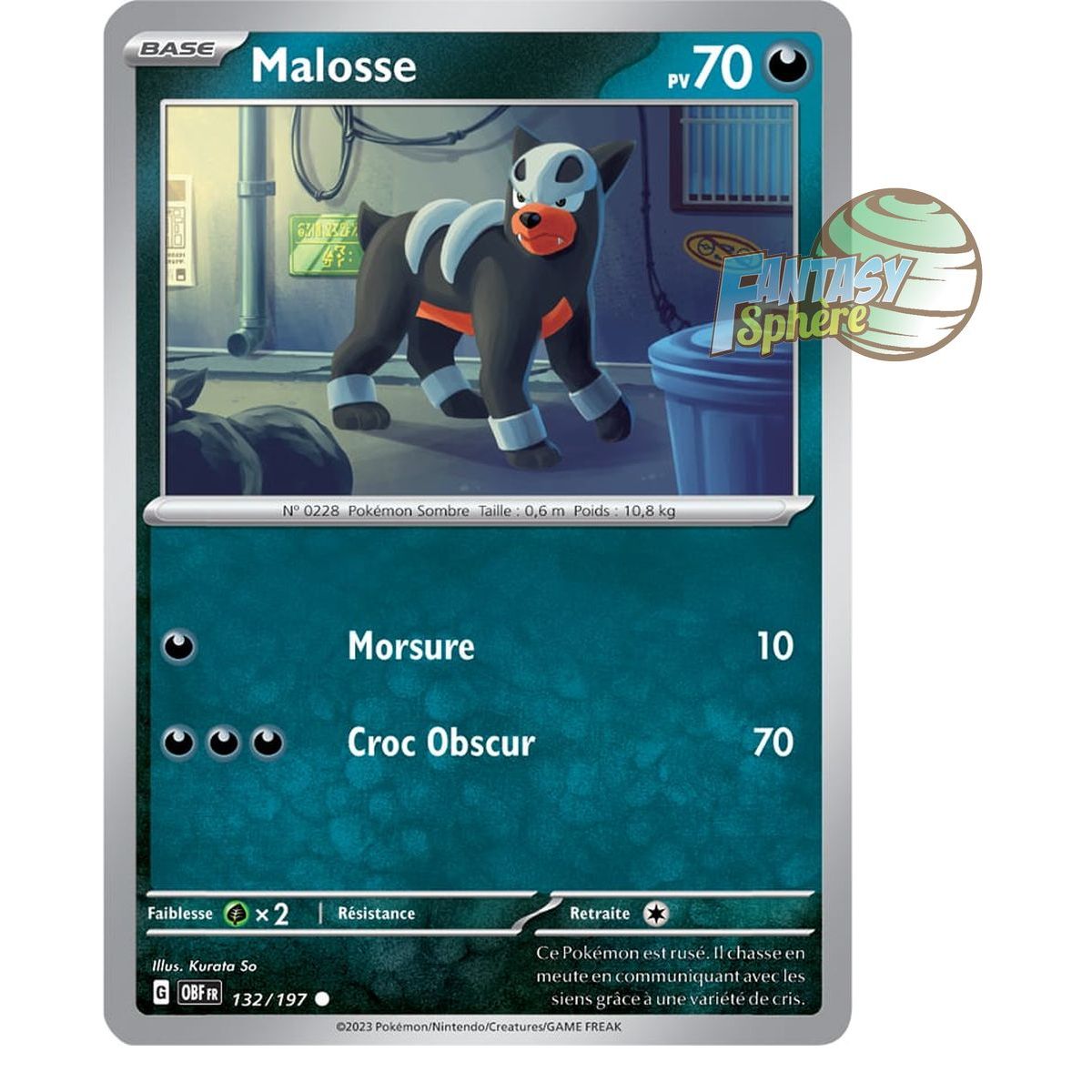 Malosse - Reverse 132/197 - Ecarlate et Violet Flammes Obsidiennes