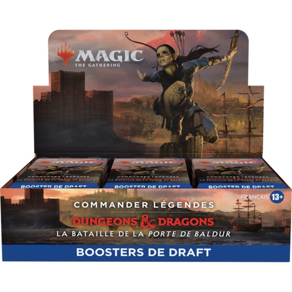 Item MTG - Boite de Boosters - Draft - Commander Légendes : Dungeons & Dragons : La Bataille de la Porte de Baldur - FR