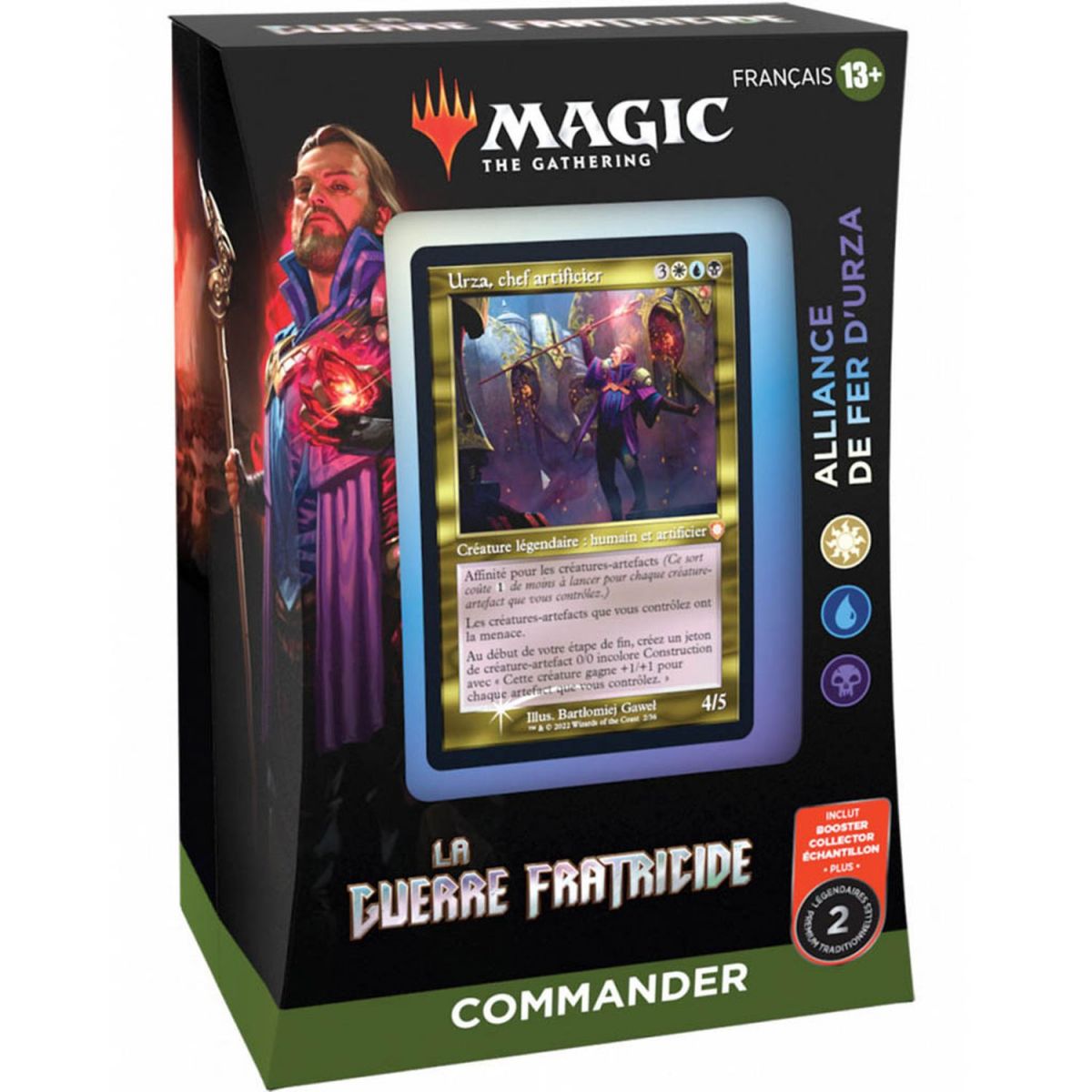 Wizards of the Coast - Magic the Gathering - Boite de Boosters - La Guerre  Fratricide - 12 Boosters Collector (Français)